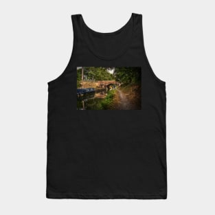 Towpath to Pewsey Bridge England Tank Top